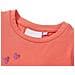 Maglietta da Bambina con Maniche Volant Corallo 128 - Foto miniatura 3