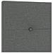 Testiera  Button Tufted Grigio Scuro 140 cm Tessuto - Foto miniatura 7