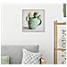 Stampa Su Tela Con Cornice Cactus 4 - Multicolore - Legno - 40x2,8x40 Cm - Foto miniatura 5