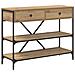 Tavolo Console Rovere Artigianale 100x34.5x75 cm Legno ingegnerizzato - Foto miniatura 1