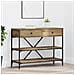 Tavolo Console Rovere Artigianale 100x34.5x75 cm Legno ingegnerizzato - Foto miniatura 2
