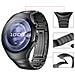 Cinturino In Titanio Compatibile Con Huawei Watch5, Cinturino Metallico Resistente Con Chiusura Pieghevole Per Orologio Huawei Black 46 Mm - Foto miniatura 4