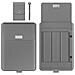 Custodia Per Laptop Con Funzione Di Supporto In Pelle Impermeabile 16/17"" Grigio - Foto miniatura 1