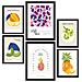 Set Di 6 Stampe Cibo E Nutrizione Frutta Dolce Natura E Nutrizione Per L'interior Design A3 & A4 Senza Cornice - Foto miniatura 1
