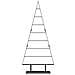 Albero di Natale in metallo con supporto Nero 150 cm Acciaio - Foto miniatura 5