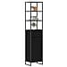 Mobile da Bagno Rovere Nero 40 x 30 x 180 cm Legno multistrato - Foto miniatura 3