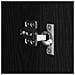 Mobile da Bagno Rovere Nero 40 x 30 x 180 cm Legno multistrato - Foto miniatura 9