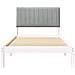 Struttura del letto Bianco 100 x 200 cm Pino massello - Foto miniatura 5