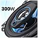 Altoparlante Per Auto 300w 10x10cm Magnete In Ferrite Sensibilità 90db - Foto miniatura 2