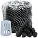 Palline filtro Aqualoon NERE per pompe a sabbia piscina, confezione 700 g sostituisce 25 kg di sabbia - Foto miniatura 2