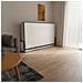 Letto A Scomparsa Studio Orizzontale 200x150 cm con Pistoni a Gas, Telaio Metallico Robusto, Capacità 350 kg, Ideale per Stanze Piccole o Monolocali, Salvaspazio, Materasso Non Incluso - Foto miniatura 2