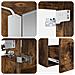 Set di mobili per il bagno 5 pcs Rovere Fumo - Foto miniatura 9