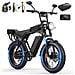 Bicicletta Elettrica X5 Da 250w Dotata Di Una Batteria Rimovibile 48V 15Ah 20 Pollici Fat Tire Ebike Autonomia 60-80km - Foto miniatura 1