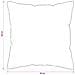Cuscino FULDA 2 pz 60 x 60 cm 100% piuma d’oca e piumino Bianco - Foto miniatura 7
