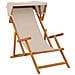 Lettino 2 pcs 3 Posizione Legno di Eucalipto Massello Beige - Foto miniatura 9