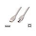 Cavo Usb 2.0 Connettori A-B, Lunghezza Mt. 1,80 Colore Grigio Chiaro - Foto miniatura 1