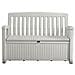 Cassapanca Garden Bench, 2 Posti, Vano Portaoggetti, L. 140xp. 60xh. 84 Cm Panna - Foto miniatura 2