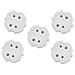 Child Safe Covers for Sockets with Earth Contact, 5pcs - Foto miniatura 2