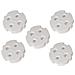 Child Safe Covers for Sockets with Earth Contact, 5pcs - Foto miniatura 1