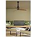 Faro Faro 32004 Nero Opaco - Marrone Ventilatore Da Soffitto Eterfan Nero - Foto miniatura 3