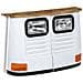 Credenza Camion In Legno Massello Di Mango Bianco - Foto miniatura 1