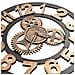 Orologio Da Parete In Metallo 58 Cm Dorato E Nero - Foto miniatura 3