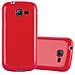 Custodia Compatibile Con Samsung Galaxy Trend Lite In Jelly Rosso - Coperchio Protettivo In Silicone Tpu Flessibile - Foto miniatura 4
