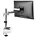 Bp0076 Supporto Da Tavolo Per Tv A Schermo Piatto 68,6 Cm (27"") Morsa / bullone Di Ancoraggio Nero, Acciaio Inossidabile - Foto miniatura 4