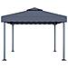 Gazebo 300x300 Cm Antracite Alluminio - Foto miniatura 2