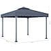 Gazebo 300x300 Cm Antracite Alluminio - Foto miniatura 4