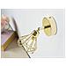 Set Di 2 Applique Da Parete In Metallo Oro Erma - Foto miniatura 4