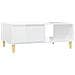 Tavolino Salotto Bianco Lucido 90x60x35 cm in Legno Multistrato - Foto miniatura 2