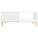 Tavolino Salotto Bianco Lucido 90x60x35 cm in Legno Multistrato - Foto miniatura 6