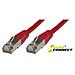 SSTP CAT6 1M, Maschio / maschio, Rosso, Cat6 - Foto miniatura 1