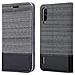 Custodia Compatibile Con Xiaomi Mi Cc9 In Grigio Nero - Coperchio Protettiva Con Chiusura Magnetica, Funzione Stand E Tasca Per Le Carte - Foto miniatura 8