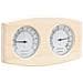 Set Timer Igrotermografo E Clessidra Sauna 2 In 1 Massello Pino - Foto miniatura 2