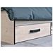 Letto Con Vani Portaoggetti, 2 Cassetti E 1 Nicchia 140 X 190 Cm Colore Naturale - Pablo - Foto miniatura 3