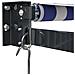Tenda Sole Retrattile Blu E Bianca 3,5x2,5m Tessuto E Alluminio - Foto miniatura 2