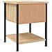 Comodini 2 Pz Rovere Sonoma 34x35,5x45 Cm In Legno Multistrato - Foto miniatura 8