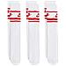 Sportswear Everyday Essential Crew Socks 3 Pairs Dx5089-102, Unisex, Bianca, 38-42 - Foto miniatura 4