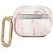 Cover Per Airpods Pro New Marble Anti-urto, Rosa Champagne - Foto miniatura 2