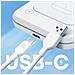Dock Di Ricarica Magsafe Per Iphone, Apple Watch E Airpods Pieghevole, Bianco - Foto miniatura 3
