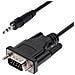 Cavo Seriale DB9 a Jack 3,5 mm da 1m - Adattatore Seriale RS232 9 pin a Jack 3,5 M /M per la Configurazione e Calibrazione di Dispositivi Seriali, Proiettori, Digital Signage e TV tramite Jack Audio - Foto miniatura 1