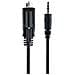 Cavo Seriale DB9 a Jack 3,5 mm da 1m - Adattatore Seriale RS232 9 pin a Jack 3,5 M /M per la Configurazione e Calibrazione di Dispositivi Seriali, Proiettori, Digital Signage e TV tramite Jack Audio - Foto miniatura 2