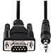 Cavo Seriale DB9 a Jack 3,5 mm da 1m - Adattatore Seriale RS232 9 pin a Jack 3,5 M /M per la Configurazione e Calibrazione di Dispositivi Seriali, Proiettori, Digital Signage e TV tramite Jack Audio - Foto miniatura 4