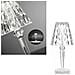 Lampada Tavolo Diamantata Ricaricabile Usb Effetto Cristallo Luce Rgb Led 2002 - Foto miniatura 2