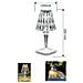 Lampada Tavolo Diamantata Ricaricabile Usb Effetto Cristallo Luce Rgb Led 2002 - Foto miniatura 3