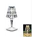 Lampada Tavolo Diamantata Ricaricabile Usb Effetto Cristallo Luce Rgb Led 2002 - Foto miniatura 1