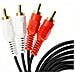 Rf990 2x Rca - 2x Rca Audio Cable 3 M Gold-plated Connectors Black - Foto miniatura 1