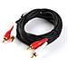 Rf990 2x Rca - 2x Rca Audio Cable 3 M Gold-plated Connectors Black - Foto miniatura 2